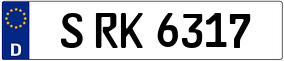Truck License Plate